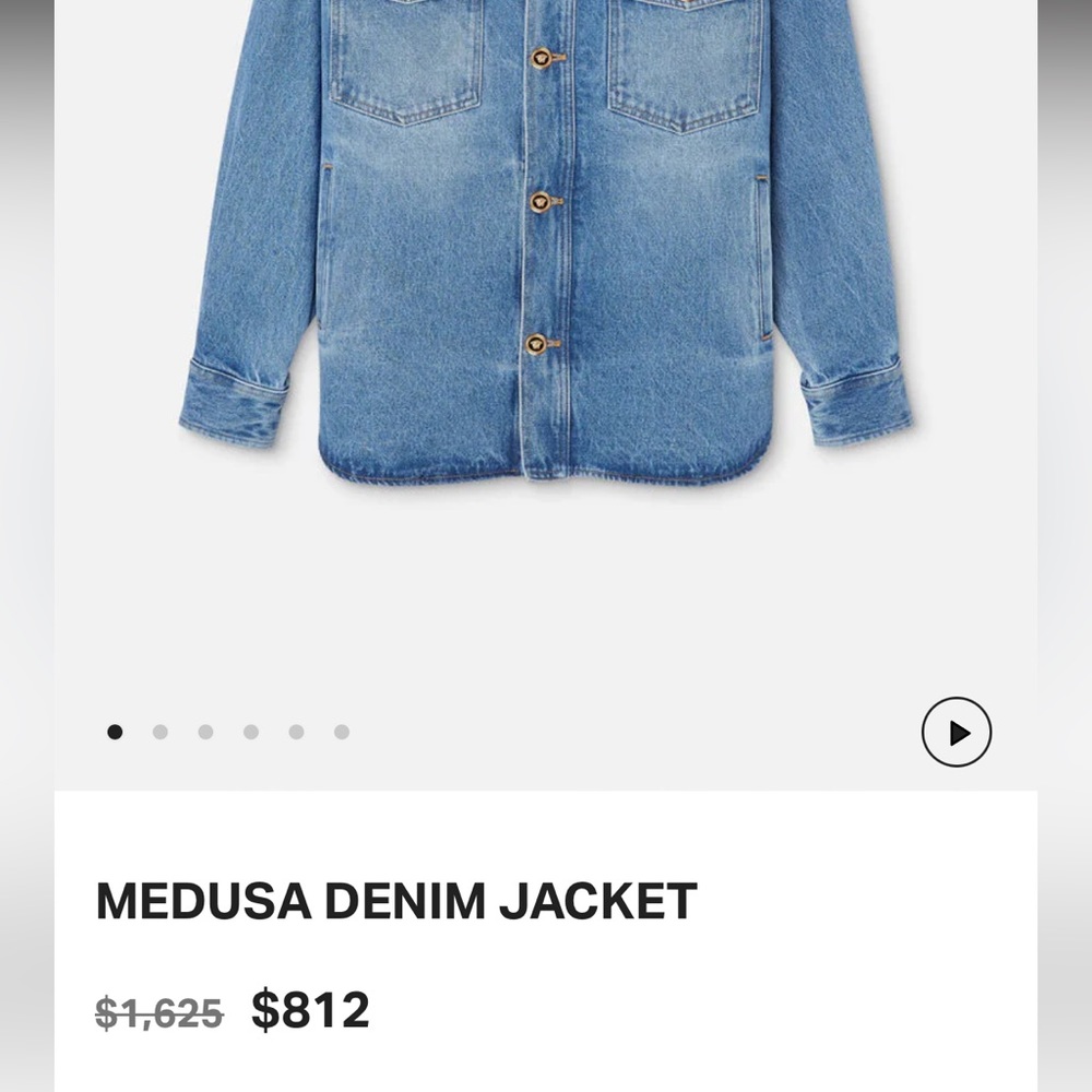 VERSACE Vintage Denim Button Up